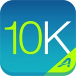 5k to 10k android application logo